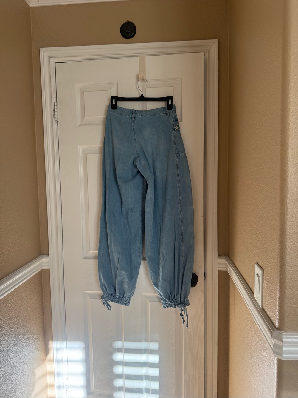 Free People Lotus Balloon Jeans in Bijou Blue size 25 - Picture 6 of 6